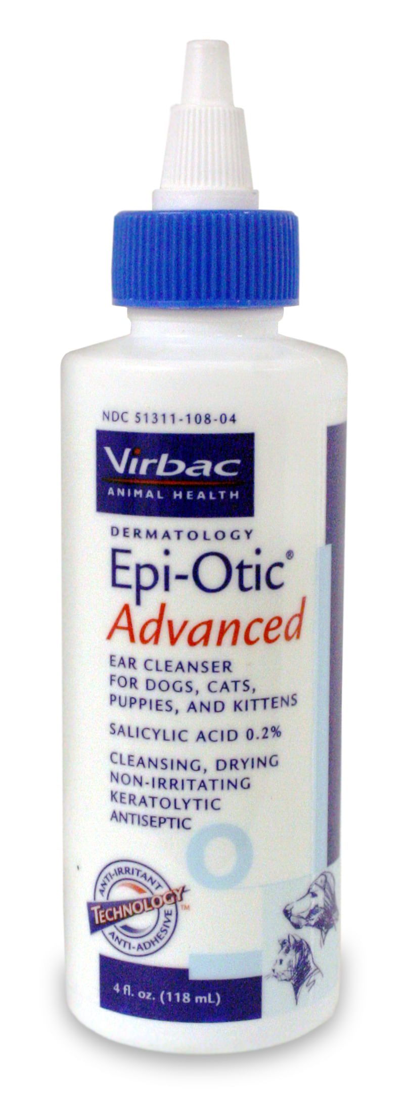 Virbac Epi-Otic Advanced Ear Cleanser for Dogs - Jeffers