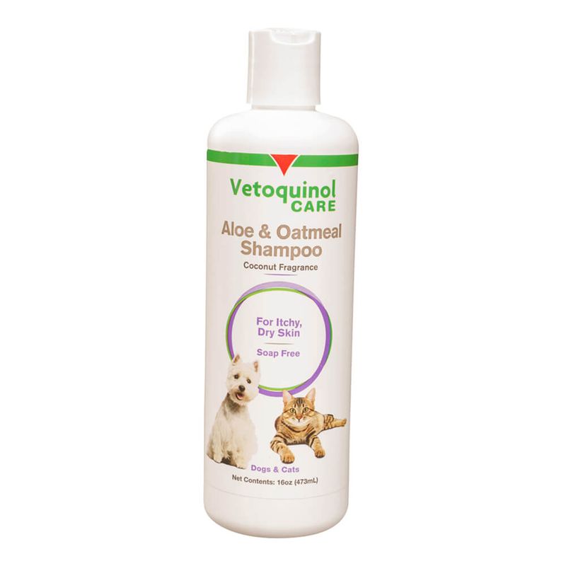 Vetoquinol-Care--Aloe---Oatmeal-Shampoo--for-Dogs---Cats--16-fl-oz