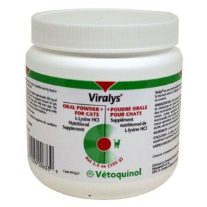 Vetoquinol Viralys L-Lysine Supplement for Cats