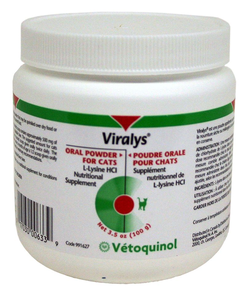 Vetoquinol-Viralys-L-Lysine-Supplement-for-Cats-100-gm