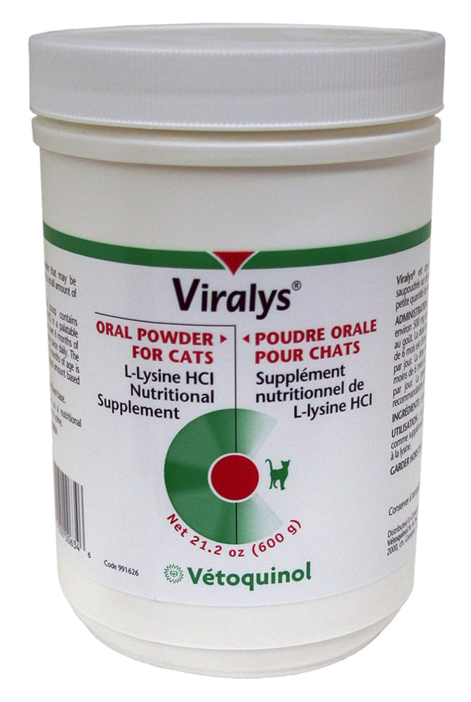 Vetoquinol Viralys L-Lysine Supplement for Cats - Jeffers