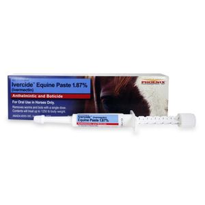 Ivercide Ivermectin Equine Wormer Paste 1.87%  6.08 gm