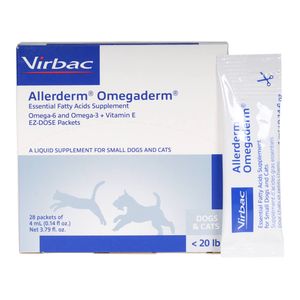 Allerderm Omegaderm EZ Dose 4 ml Packets  Small Dogs  28 ct