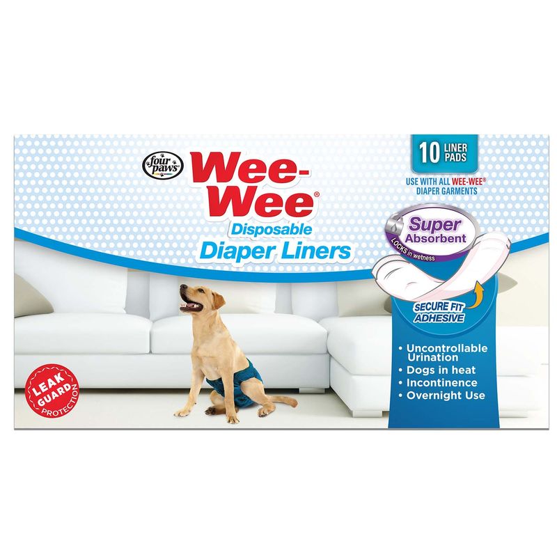 Wee-Wee-Super-Absorbent-Disposable-Dog-Diaper-Liners-10-Count