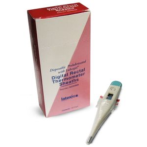 Digital Rectal Thermometer Sheaths  100 ct