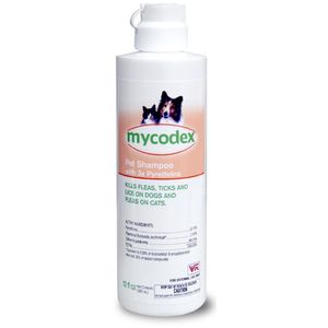 Mycodex Pet Shampoo with 3x Pyrethrins (P3), 12 oz