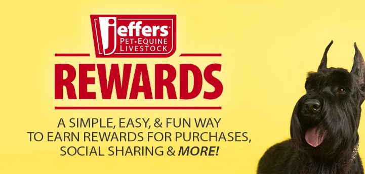 Earn rewards for your purchases at Jeffers